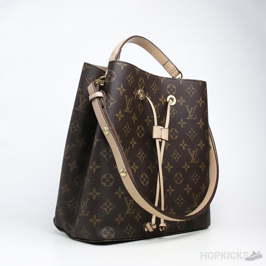 LV Monogram Canvas Rose Ballerine Shoulder Bag